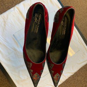Donald J. Pliner Heels Red/Black